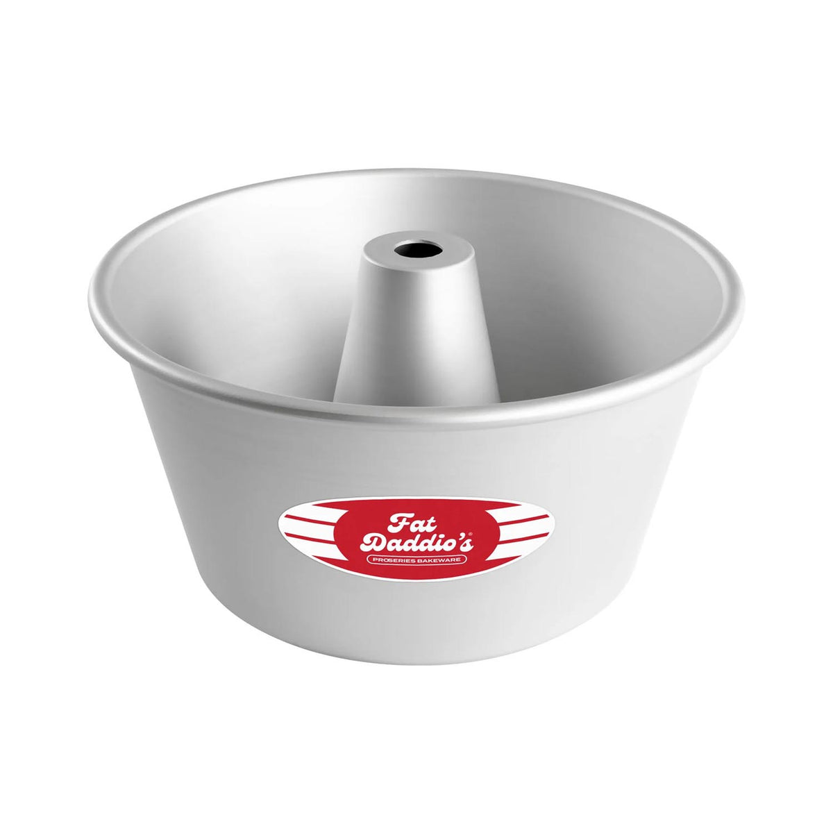 Fat Daddio's Anodized Aluminum Round Angel Food Cake Pan, 8"