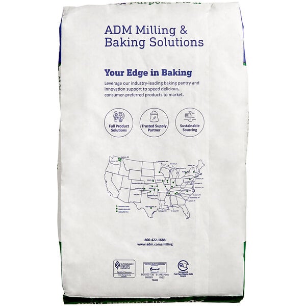ADM All Purpose Unbleached Flour 50 lb.