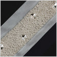 2" Silver Fancy Beaded Trim