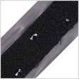 2" Black Fancy Beaded Trim