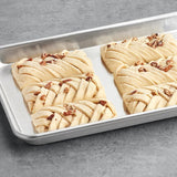 Gourmand Pastries Ready-to-Bake Maple Pecan Braided Danish 3.35 oz. - 48/Case