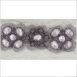 3" Gray Fancy Beaded Trim
