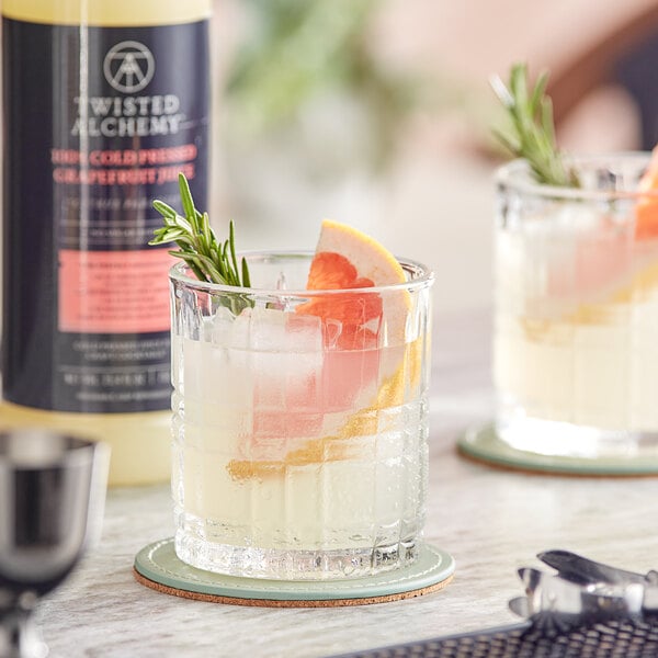 Twisted Alchemy Cold-Pressed Grapefruit 100% Fruit Juice 25 oz.