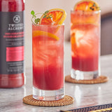Twisted Alchemy Cold-Pressed Blood Orange 100% Fruit Juice 25 oz. - 6/Case