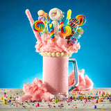 Frostline Pink Cotton Candy Soft Serve Ice Cream Mix 6 lb. - 6/Case