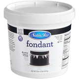 Satin Ice 2 lb. Black Vanilla Rolled Fondant Icing