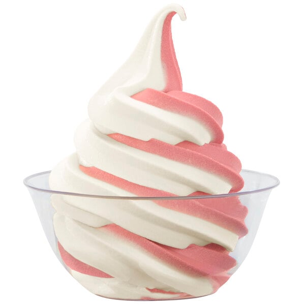 Frostline Pink Cotton Candy Soft Serve Ice Cream Mix 6 lb. - 6/Case