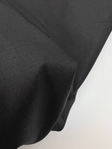 Black Viscose Cotton Poplin