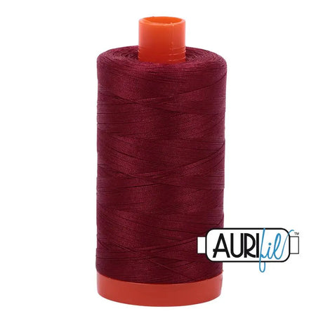 Cotton Thread 50wt Dark Carmine Red Large Spool