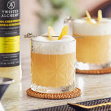 Twisted Alchemy Cold-Pressed Eureka Lemon 100% Fruit Juice 25 oz. - 6/Case