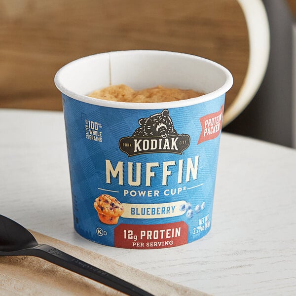 Kodiak Cakes Blueberry Minute Muffin Cup 2.29 oz. - 12/Case