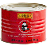 Lee Kum Kee Panda Brand Oyster Flavored Sauce 5 lb. Can - 6/Case