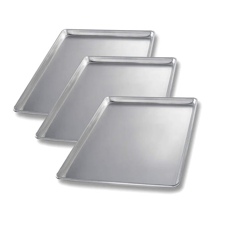 Three Quarter Size Sheet Pan 22" x 16" x 1" Reinforced Rim Bakeware 18 Gauge Aluminum
