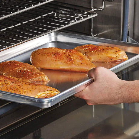 18" x 13" x 1" Half Size Sheet Pan 18 Gauge Aluminum Vollrath Wear Ever