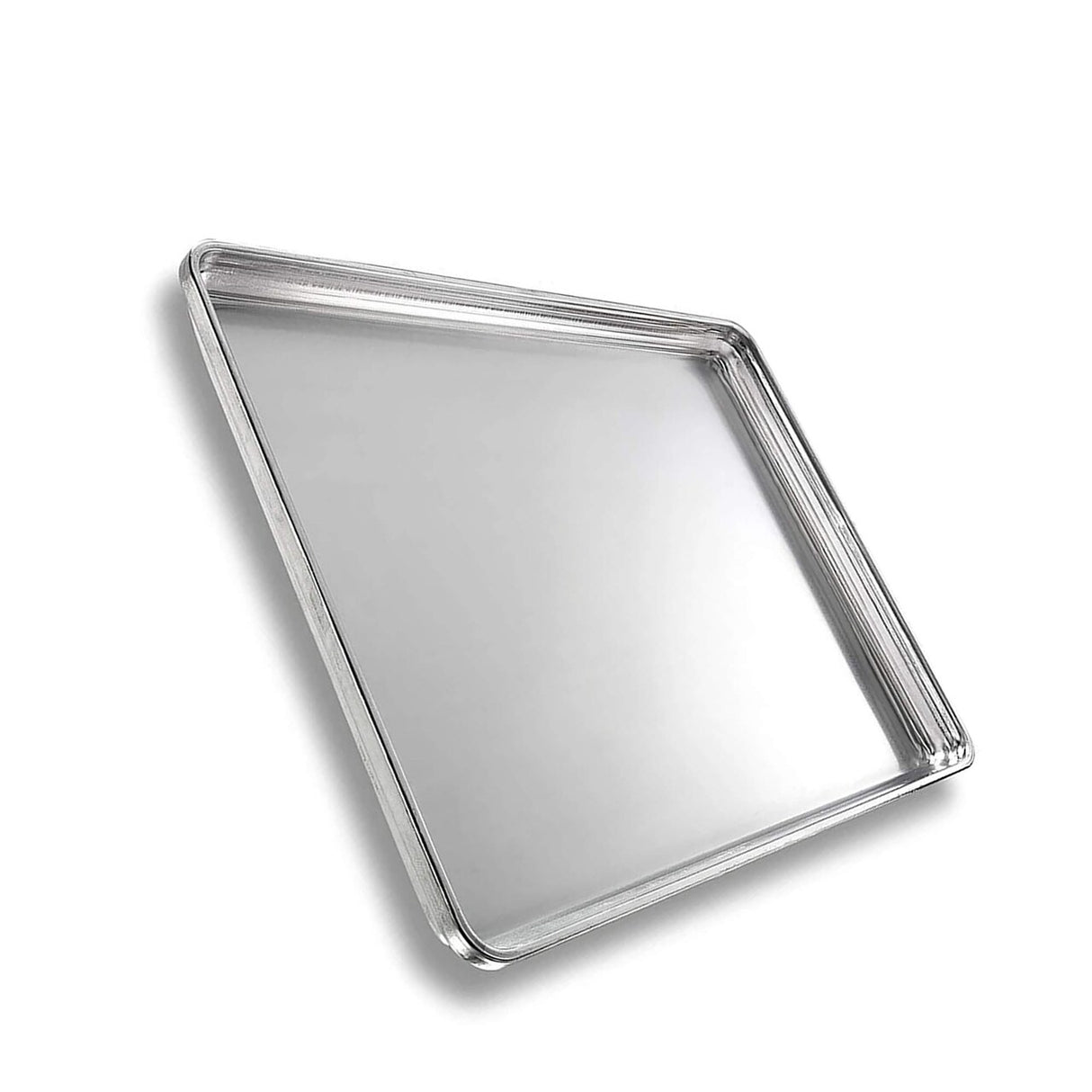 18" x 13" x 1" Half Size Bun Pan 18 Gauge Aluminum StayFlat Concave Bottom