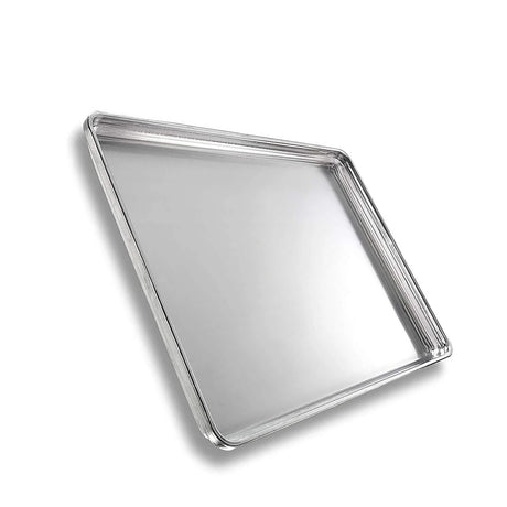 18" x 13" x 1" Half Size Bun Pan 18 Gauge Aluminum StayFlat Concave Bottom