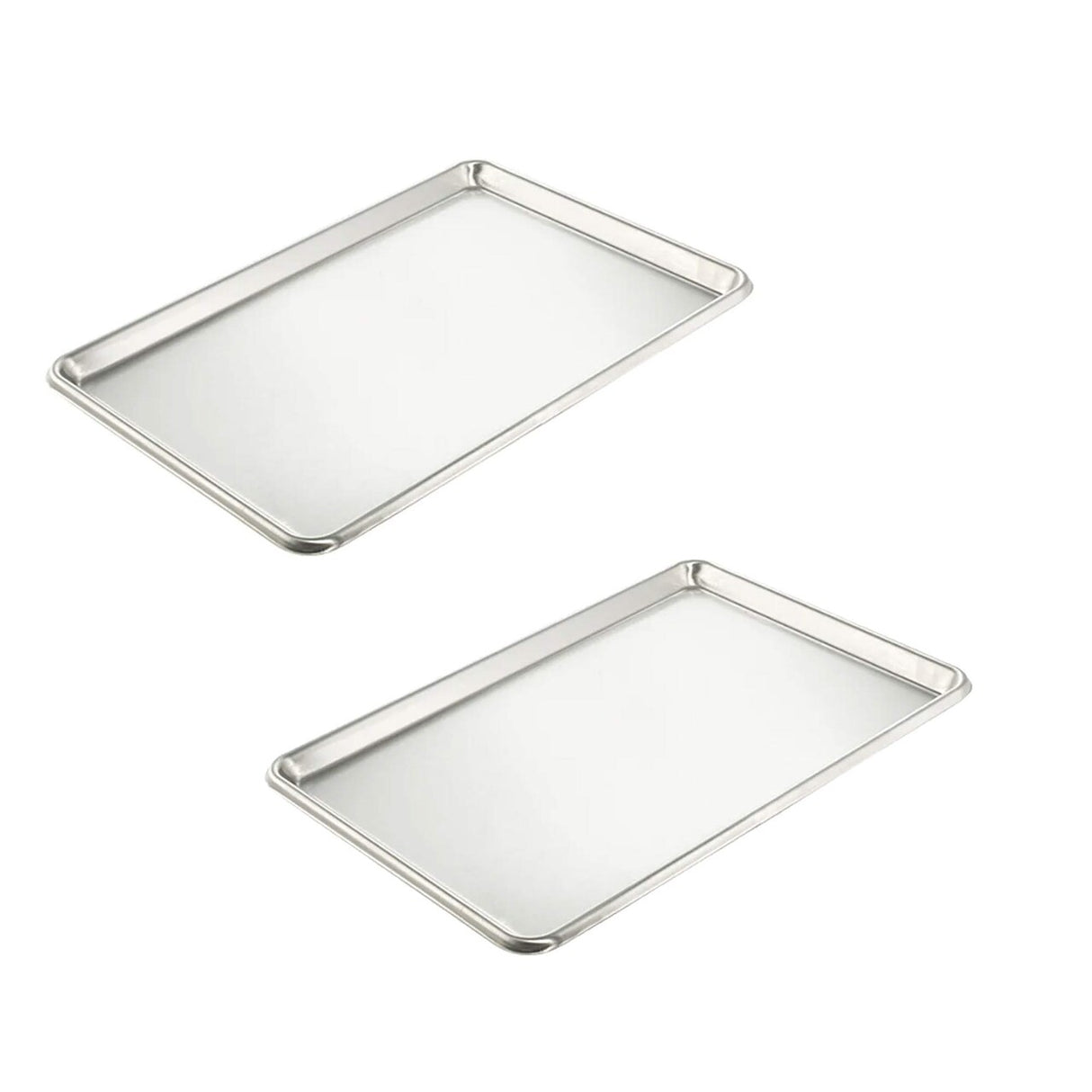 13" x 18" Full Size Sheet Pan 20 Gauge 18/8 Stainless Steel Open Bead Design