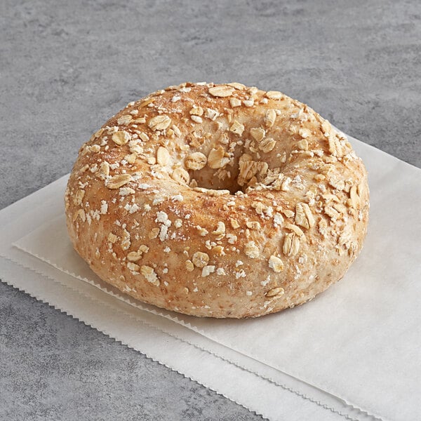 Original Bagel Frozen New York Style Wheat Bran Bagel 4.5 oz. - 75/Case