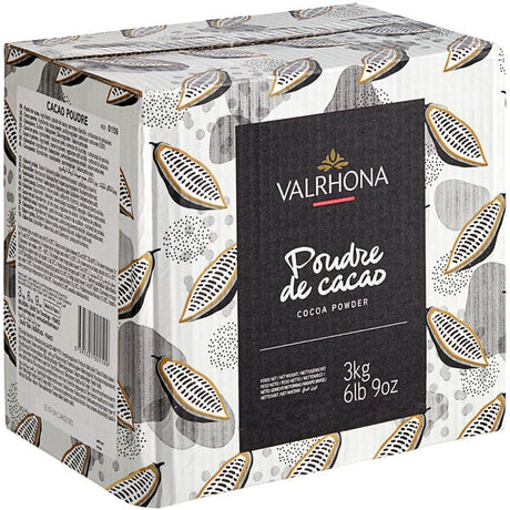 Valrhona 20-22% Fat Dutched Cocoa Powder 6.6 lb. - 6/Case