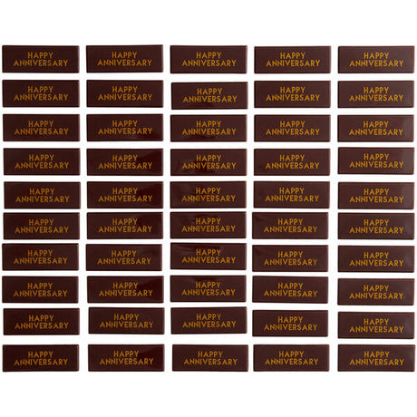 Chocolatree Happy Anniversary Chocolate Decoration - 50/Box