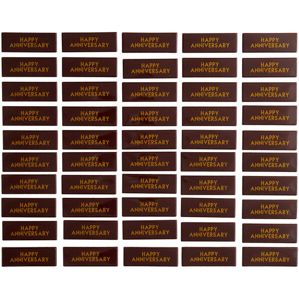 Chocolatree Happy Anniversary Chocolate Decoration - 300/Case