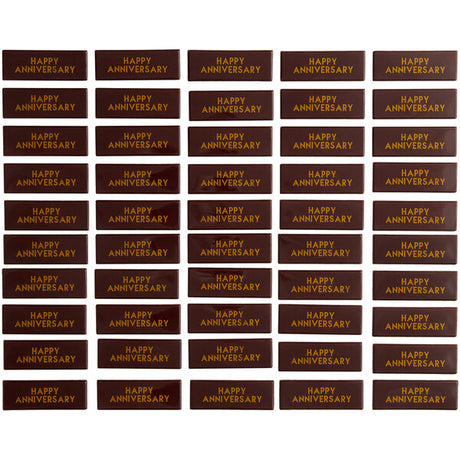Chocolatree Happy Anniversary Chocolate Decoration - 300/Case