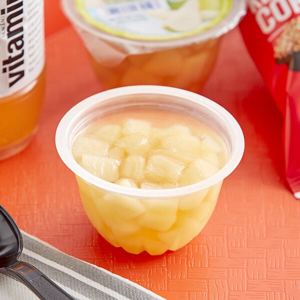 Dole Diced Pears in Juice 4 oz. Cup - 36/Case