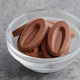 Valrhona Caramelia 36% Milk Chocolate Feve 6.6 lb. - 3/Case