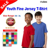 Tultex® Youth Fine Jersey Crew Neck Short Sleeve T-Shirt