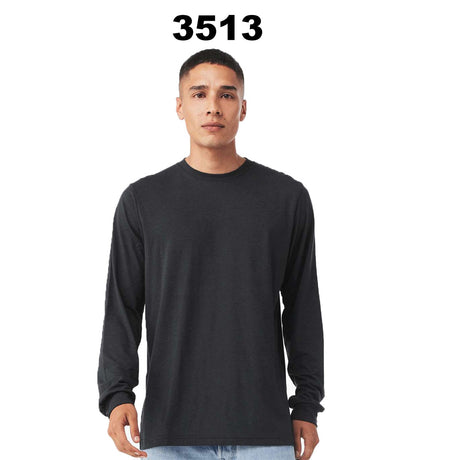BELLA + CANVAS® Unisex Triblend Long Sleeve Crewneck Tee