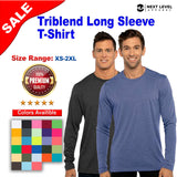 Next Level® Triblend Crew Neck Long Sleeve T-Shirt