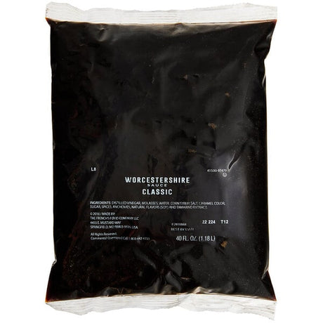 French's Original Worcestershire Sauce 40 oz. Pouch - 12/Case