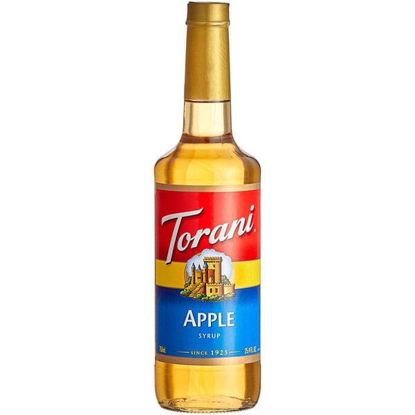Torani Apple Flavoring / Fruit Syrup 750 mL Glass Bottle