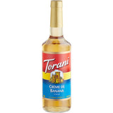 Torani Creme de Banana Flavoring / Fruit Syrup 750 mL Glass Bottle