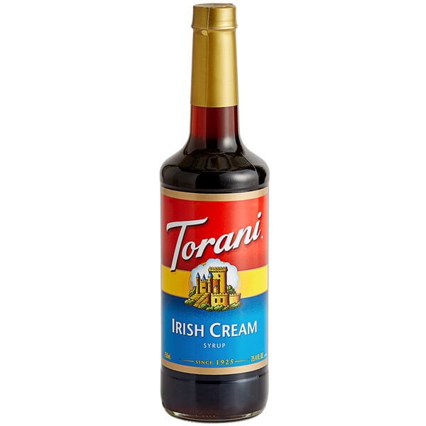 Torani Irish Cream Flavoring Syrup 750 mL Glass Bottle