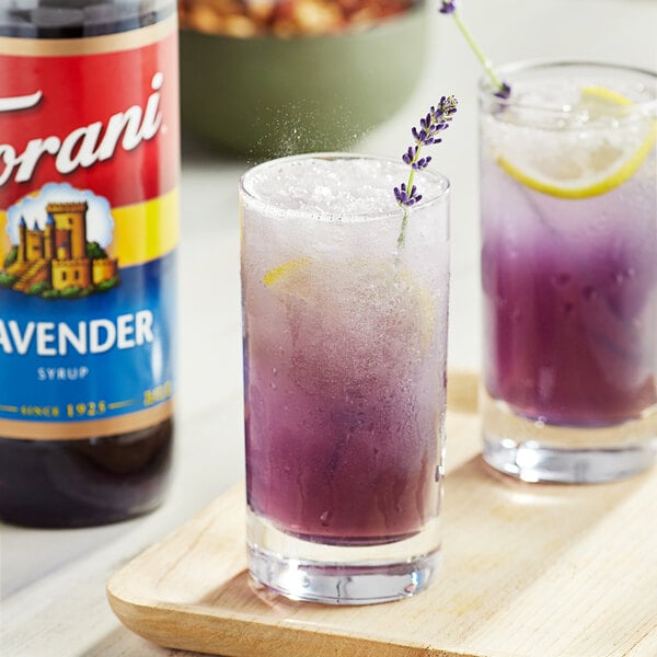 Torani Lavender Flavoring Syrup 750 mL Glass Bottle