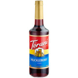 Torani Huckleberry Flavoring / Fruit Syrup 750 mL Glass Bottle
