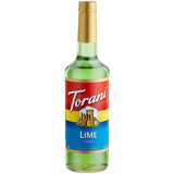 Torani Lime Flavoring / Fruit Syrup 750 mL Glass Bottle