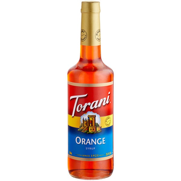 Torani Orange Flavoring / Fruit Syrup 750 mL Glass Bottle