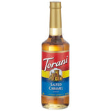 Torani Salted Caramel Flavoring Syrup 750 mL Glass Bottle