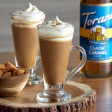 Torani Sugar-Free Classic Caramel Flavoring Syrup 750 mL Glass Bottle
