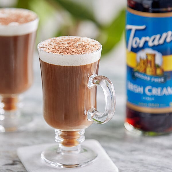Torani Sugar-Free Irish Cream Flavoring Syrup 750 mL Glass Bottle