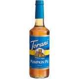 Torani Sugar-Free Pumpkin Pie Flavoring Syrup 750 mL Glass Bottle