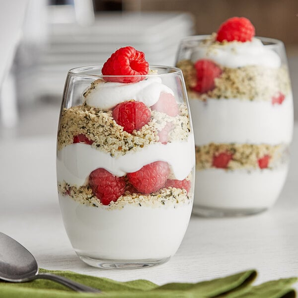Oikos Pro Fat-Free Plain Greek Yogurt Parfait Bag 6 lb. - 2/Case