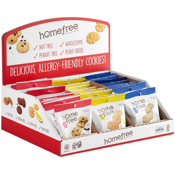 Homefree Gluten-Free 1 oz. Mini Cookies Counter Display 30-Count