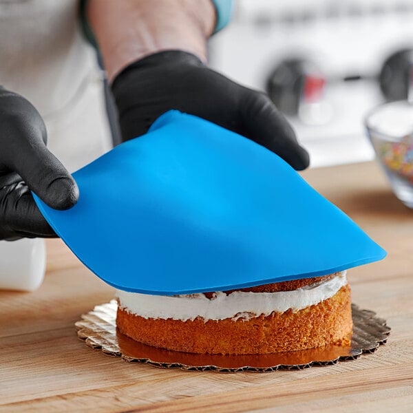 Satin Ice 2 lb. Blue Vanilla Rolled Fondant Icing