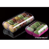 Silikomart Clear Macaron Tray with Cover, 6 Cavities, Case of 90