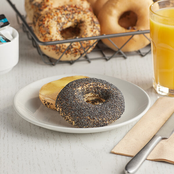 The Greater Knead Gluten-Free Poppy Seed Bagel 4.5 oz. - 36/Case