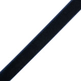 Stretch Velvet Ribbon Trim Made in Italy - 0.625" - Navy - Gislaine Collection