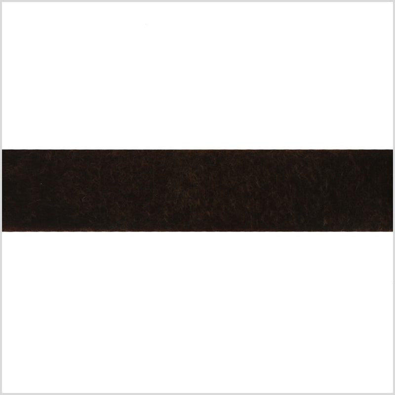 Brown Stretch Velvet Ribbon - 0.875"
